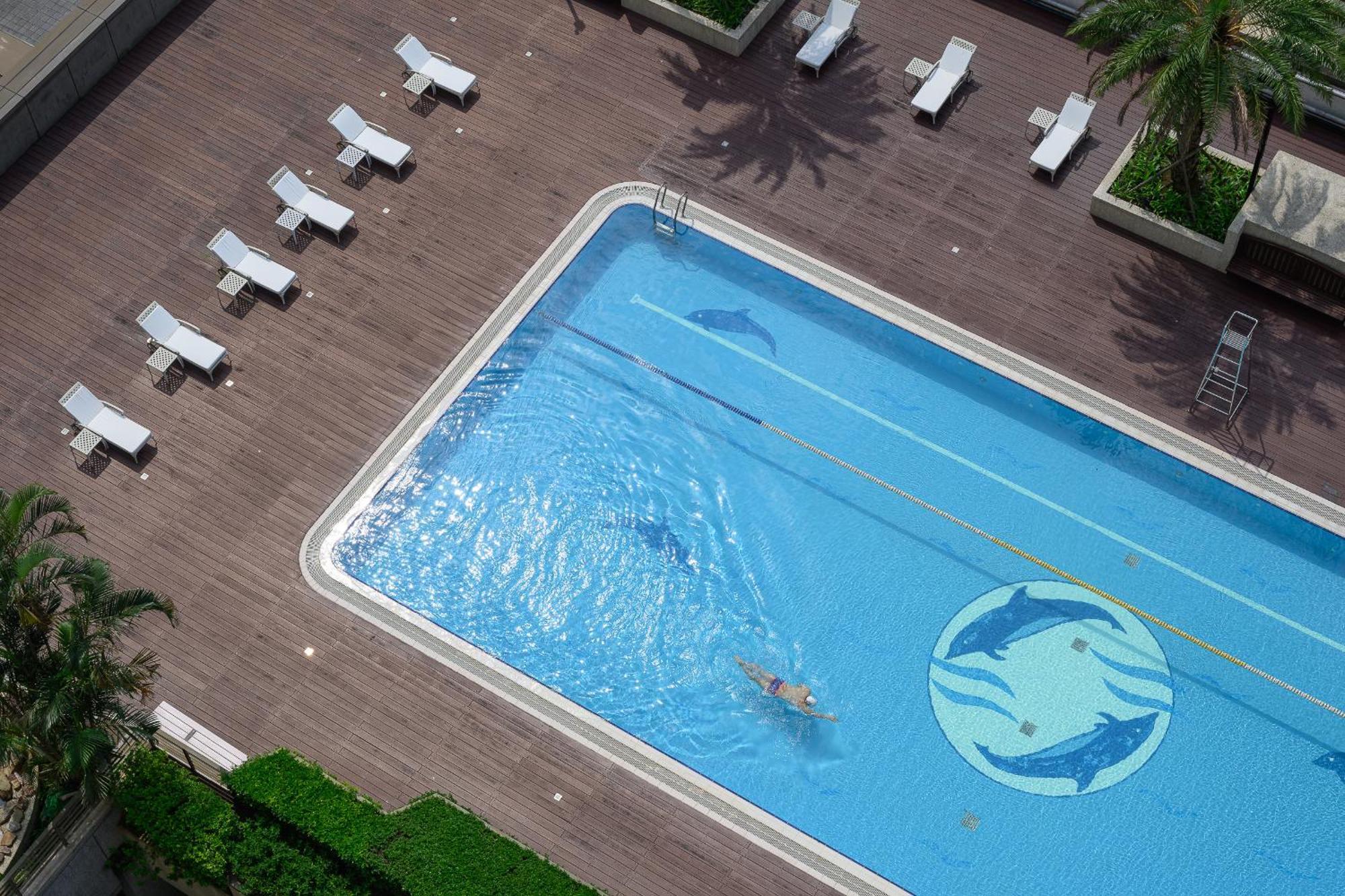 Evergreen Resort Hotel - Jiaosi Jiaoxi Exterior foto Swimming pool